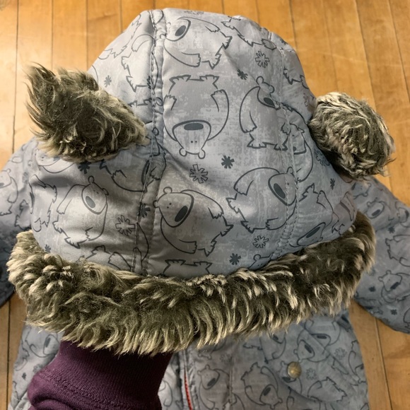 unisex extrem infant/ baby snow suit in gray and red - Picture 13 of 15